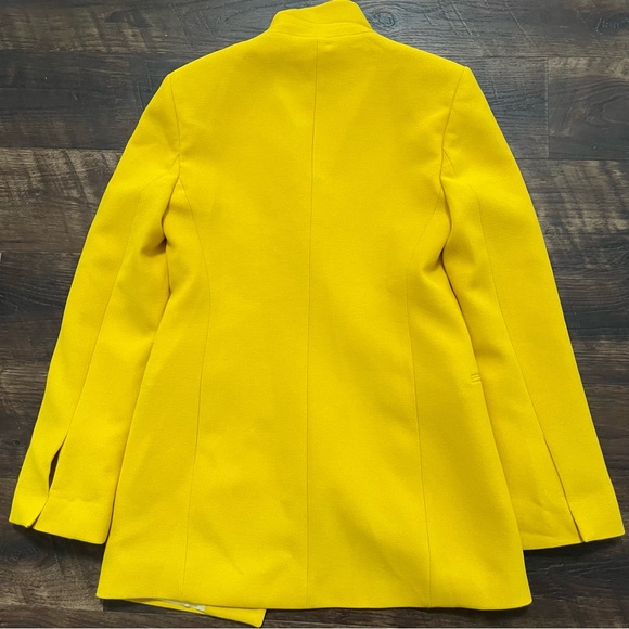 NWT Zara 227628 double breasted yellow gold blazer jacket career XS *READ - Picture 14 of 14